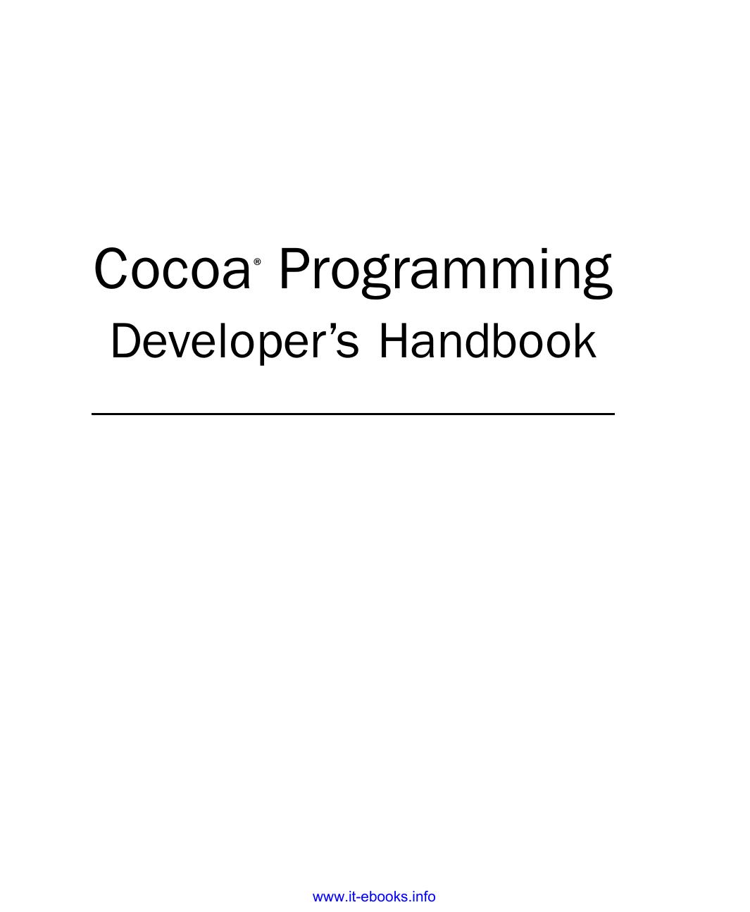 Coacoa Programming develop's handbook